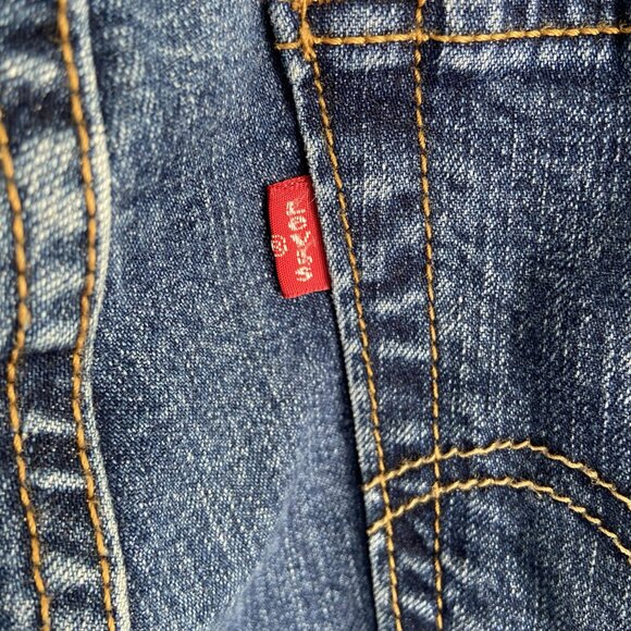 Levi’s 550 Jeans Women’s Stretch Boot Cut - Size 12M (32 x 31.5) - Dark Blue - Picture 6 of 13